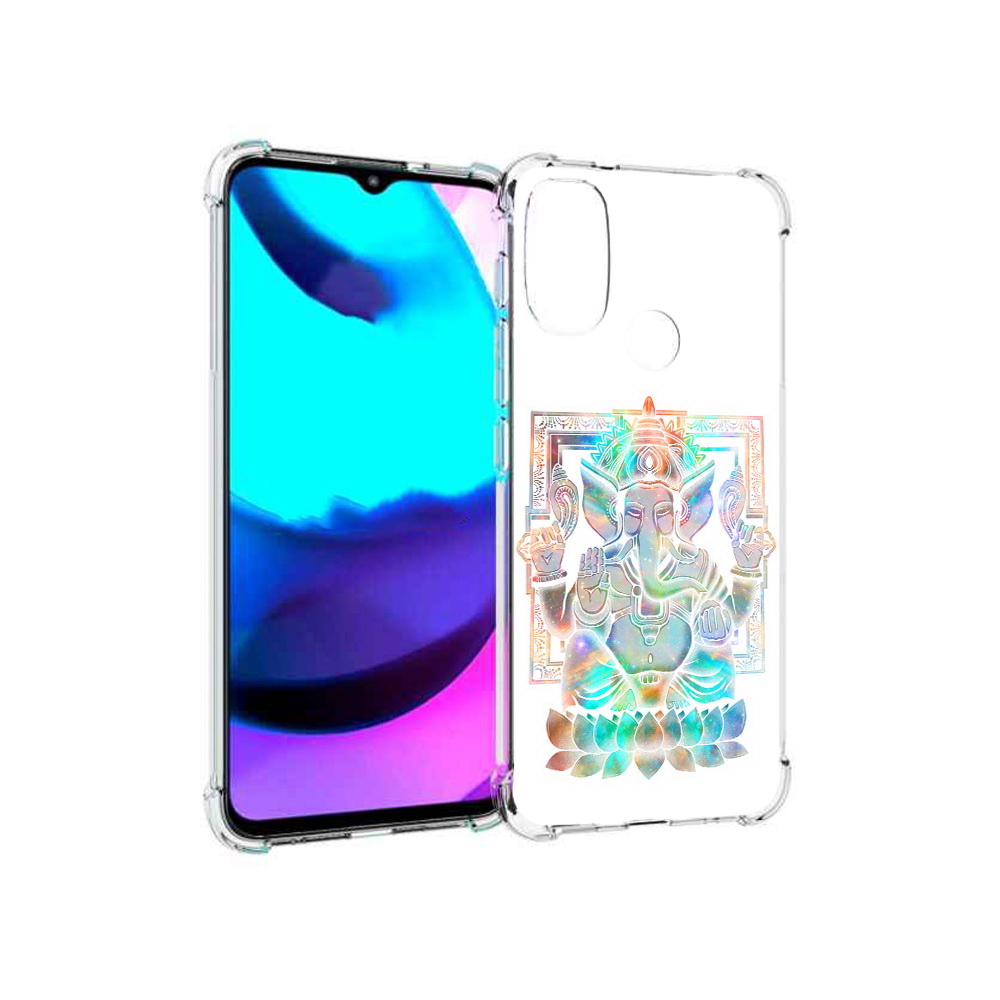 

Чехол MyPads Tocco для Motorola Moto E20 умный слон (PT162039.356.654), Прозрачный, Tocco