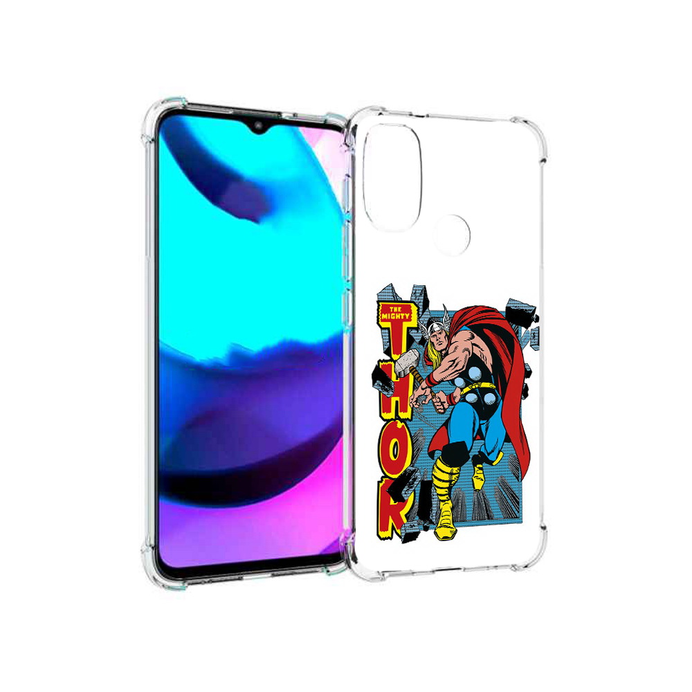 

Чехол MyPads Tocco для Motorola Moto E20 тор комикс (PT162039.356.645), Прозрачный, Tocco