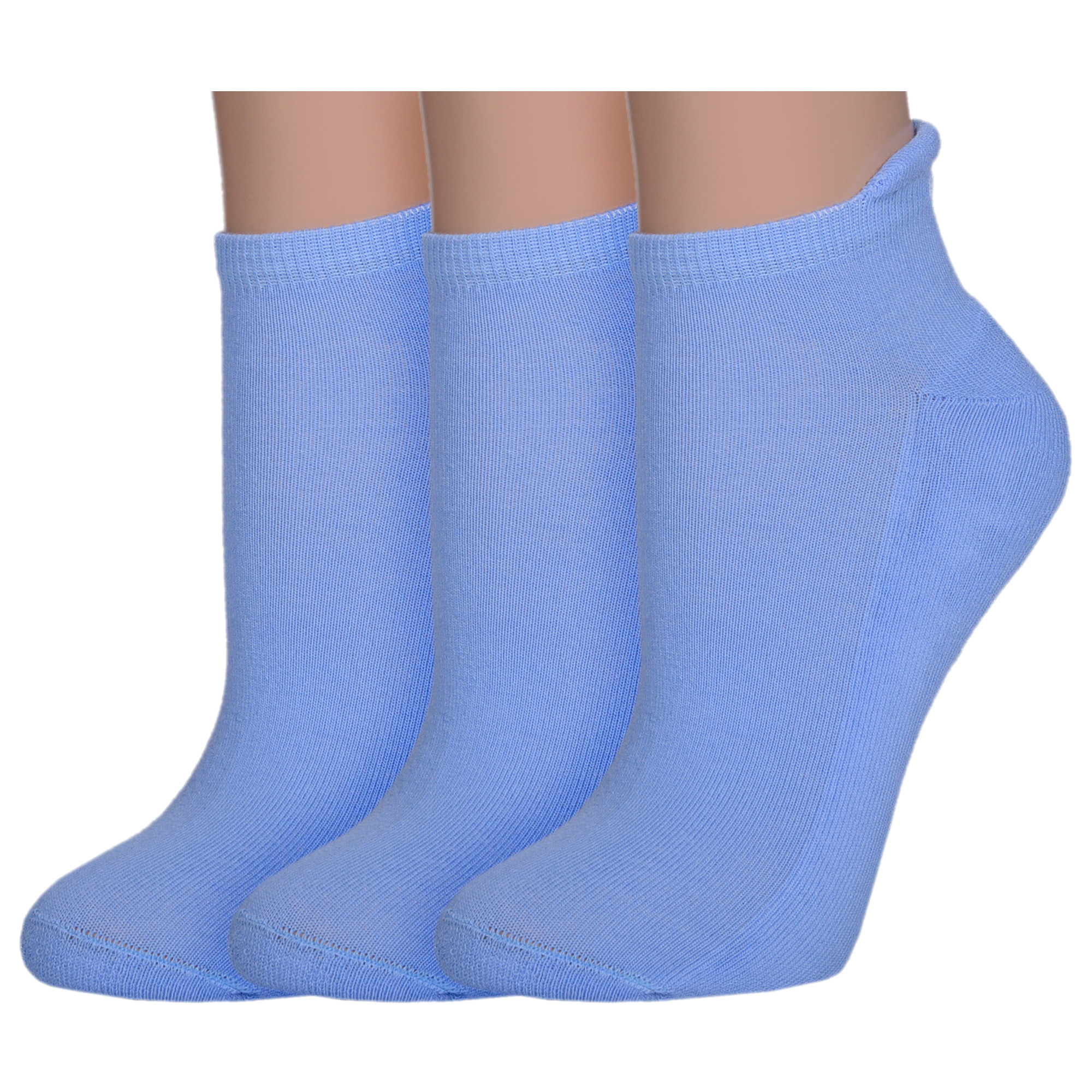 фото Комплект носков женских lorenzline 3-с7м голубых 25