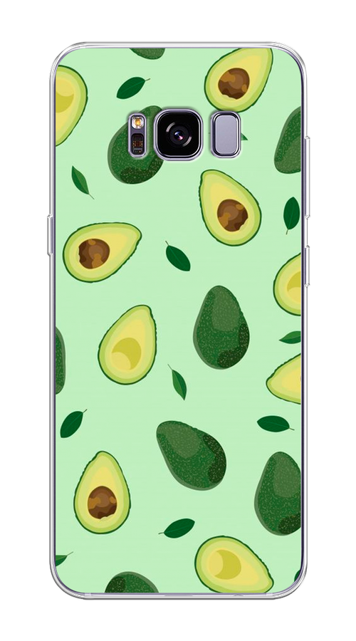 

Чехол на Samsung Galaxy S8 Plus "Blue avocado", Коричневый;зеленый, 24850-1