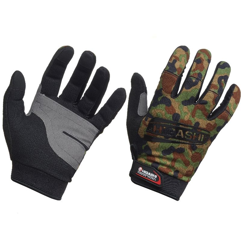 

Перчатки мужские Higashi CamoFox камуфлированные, Зеленый, CamoFox