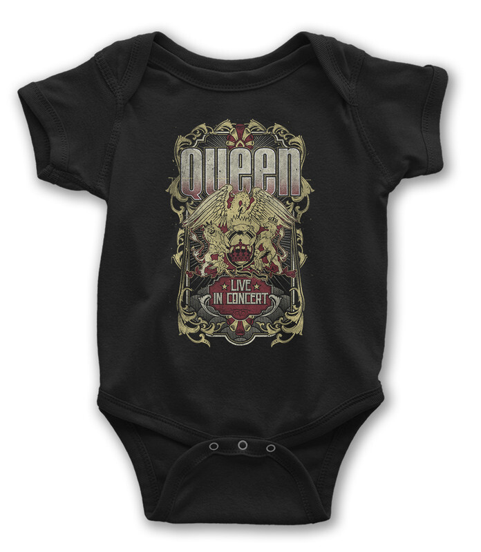 

Боди детское WILD CHILD Queen / Рок, цв.черный р.56, Queen / Рок