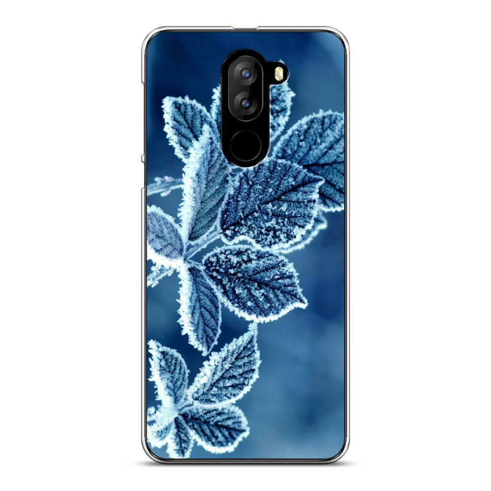 

Чехол на Doogee X60L "Зима 6", Голубой;белый, 220550-2