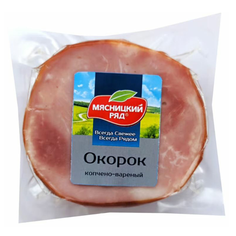 

Окорок копчено-вареный Мясницкий Ряд Деликатесный 300 г
