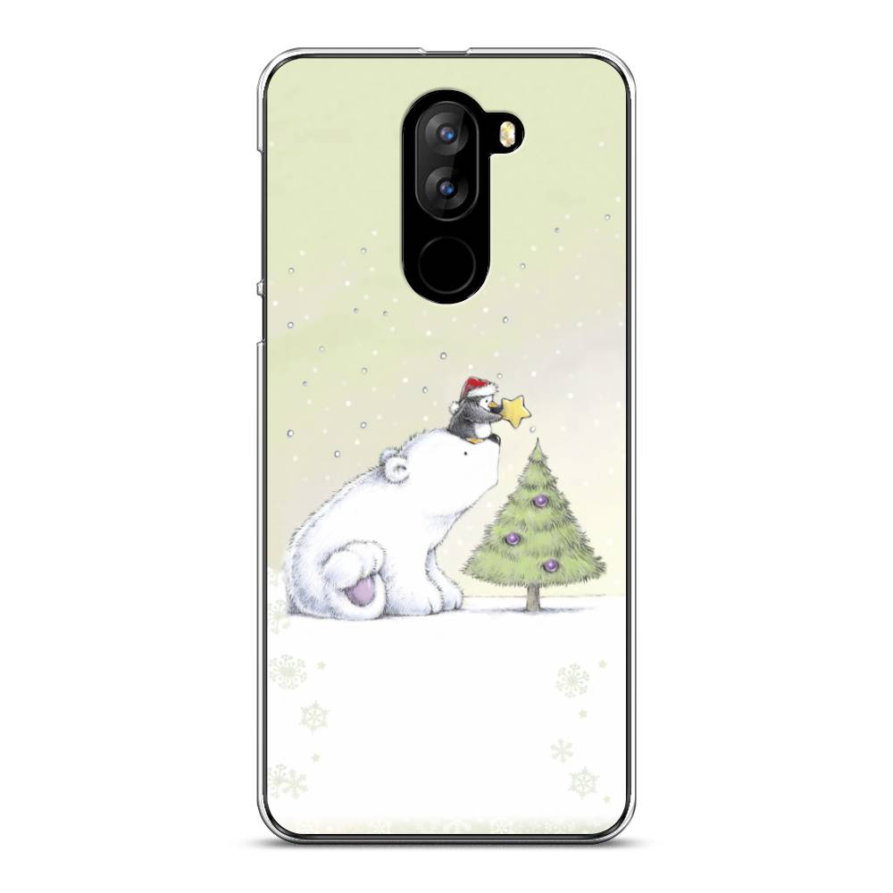 

Чехол на Doogee X60L "Украшение елки", Белый;бежевый, 220550-5