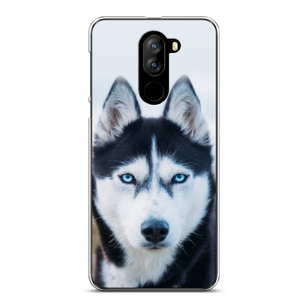

Чехол на Doogee X60L "Хаски 2", Синий;белый, 220550-1