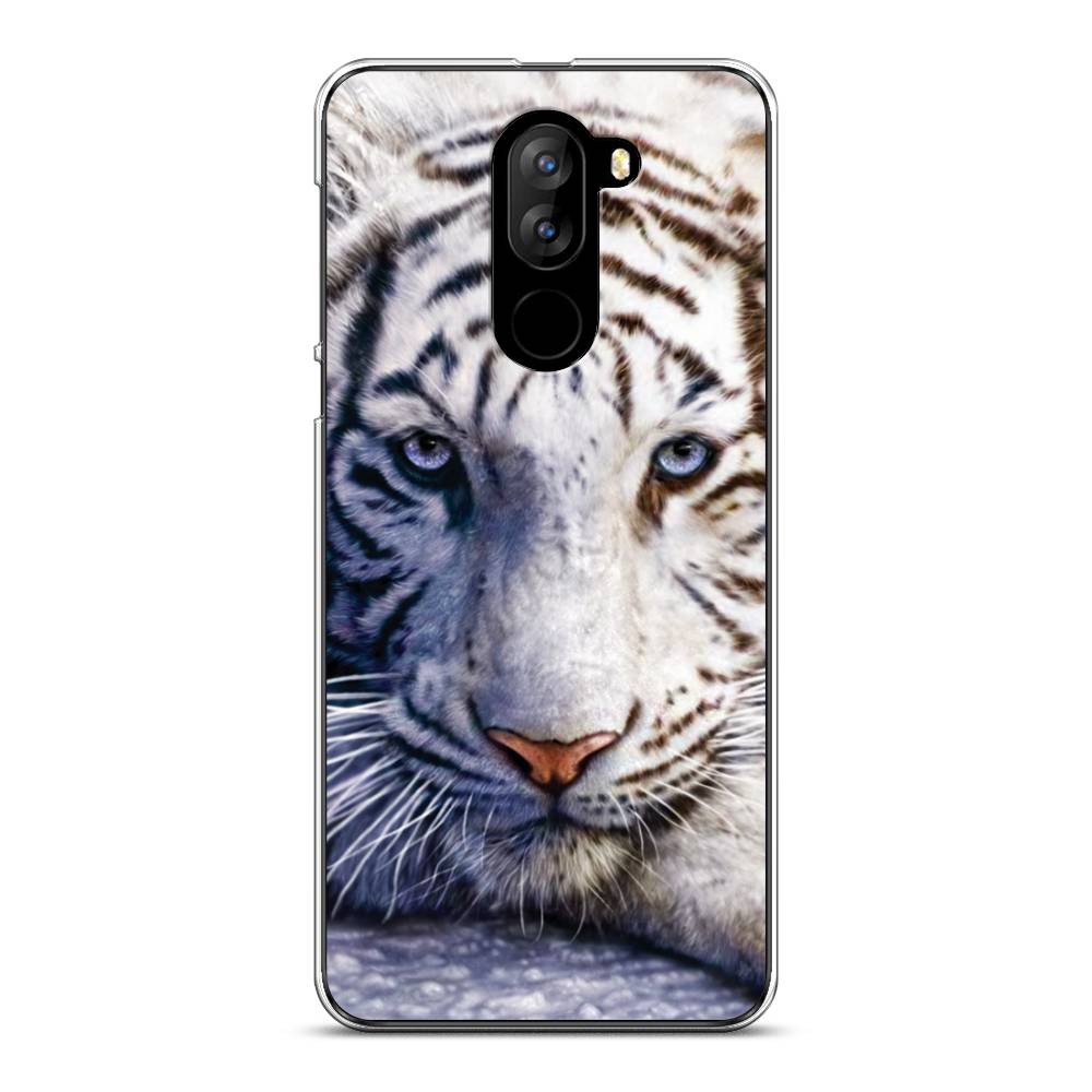 

Чехол на Doogee X60L "Бенгальский тигр", Коричневый;белый, 220550-1