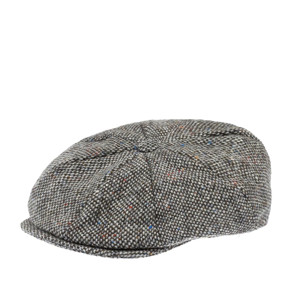 Кепка восьмиклинка унисекс HANNA HATS Newsboy 20B2 сераячерная р61 8915₽