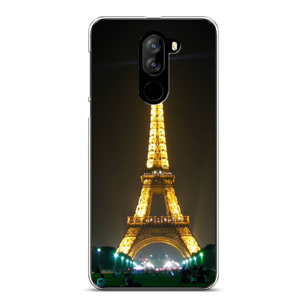 

Чехол на Doogee X60L "Париж 2", Желтый;серый, 220550-2