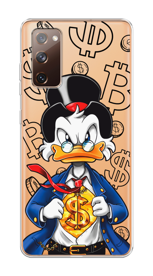 

Чехол на Samsung Galaxy S20 FE "Scrooge Goldman", Черный;белый;синий, 2101350-1