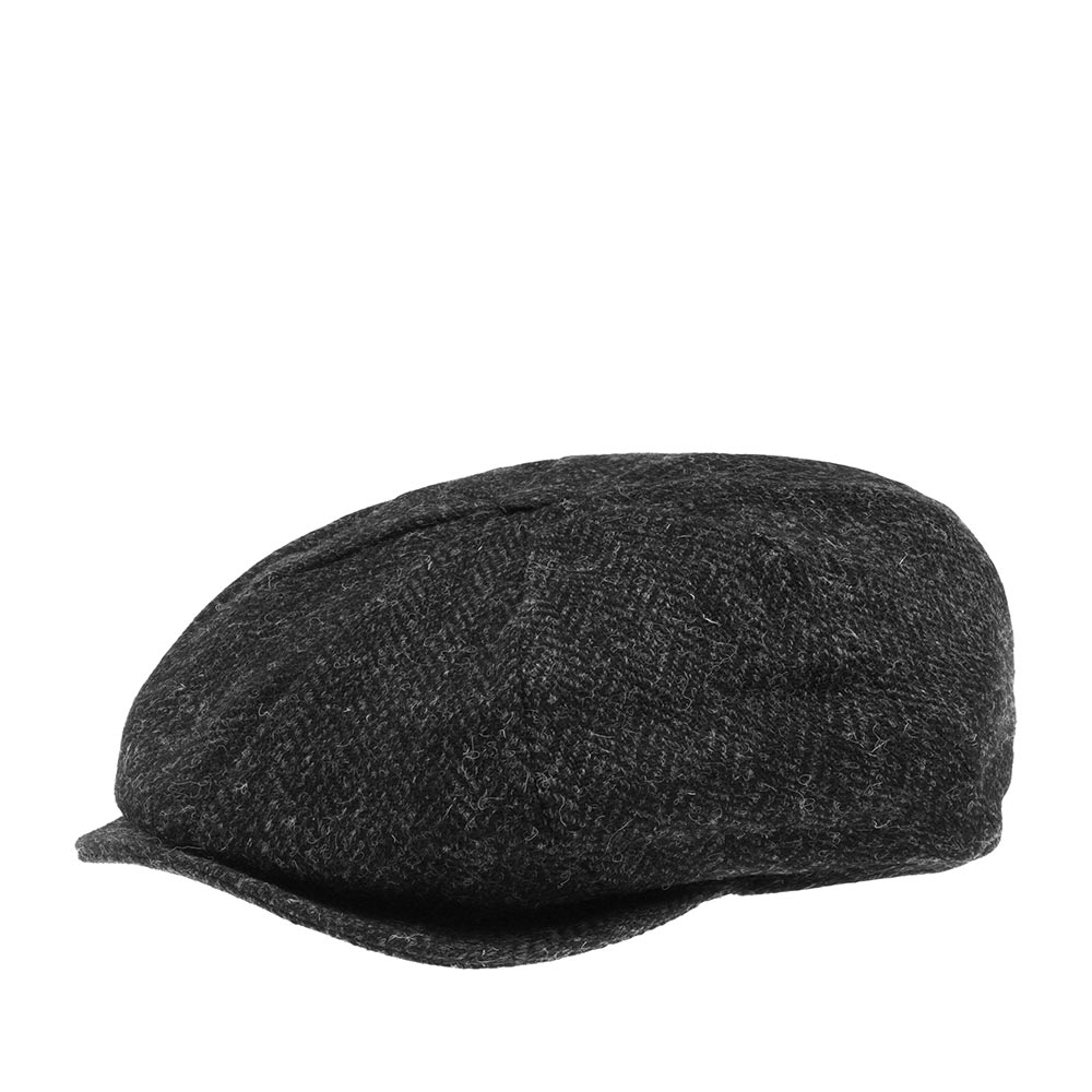 Кепка восьмиклинка унисекс HANNA HATS Newsboy 20B2 черная р55 8915₽