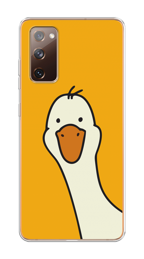 

Чехол на Samsung Galaxy S20 FE "Утка на желтом фоне", Желтый;красный, 2101350-1