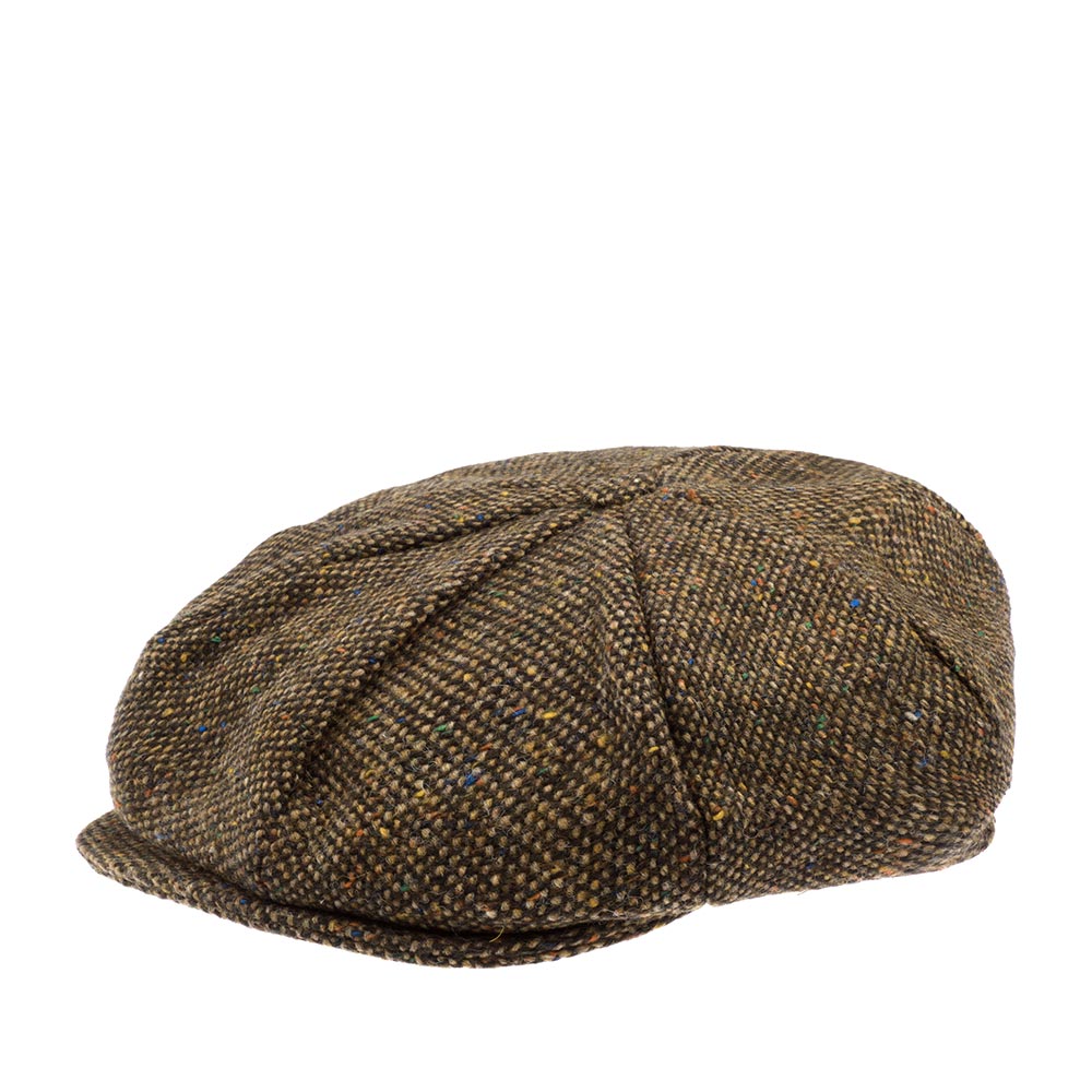 

Кепка восьмиклинка унисекс HANNA HATS Eight Panel 95B2 коричневая/черная, р, Коричневый, Eight Panel 95B2