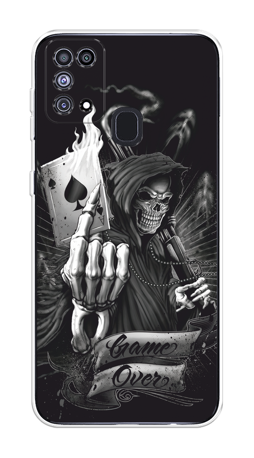 

Чехол на Samsung Galaxy M31 "Игра закончена", Черный;серый, 2100750-1