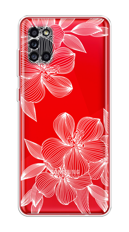 

Чехол на Samsung Galaxy A31 "Крокус", Белый;прозрачный, 2100350-1