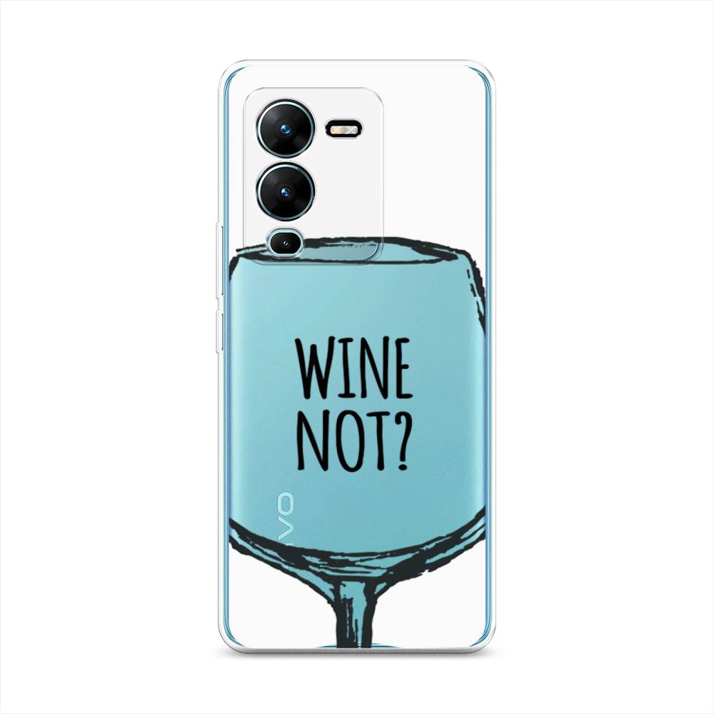 

Чехол на Vivo V25 Pro 5G "Wine not white", Белый, 267450-6