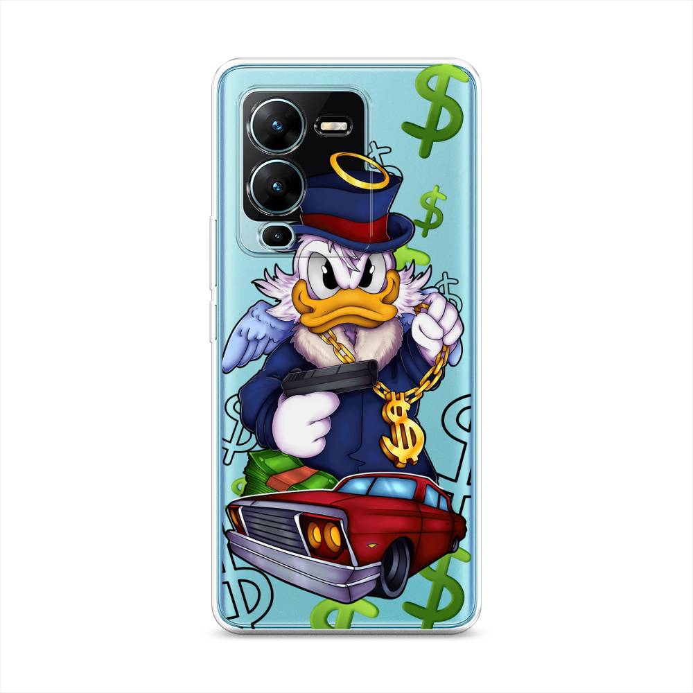 

Чехол на Vivo V25 Pro 5G "Scrooge McDuck with a Gold Chain", Красный;синий;белый, 267450-6