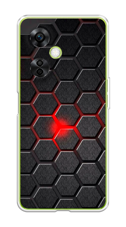 

Чехол на OnePlus Nord N30 5G/CE3 5G/CE3 Lite "Соты красные", Красный;черный;серый, 153750-3