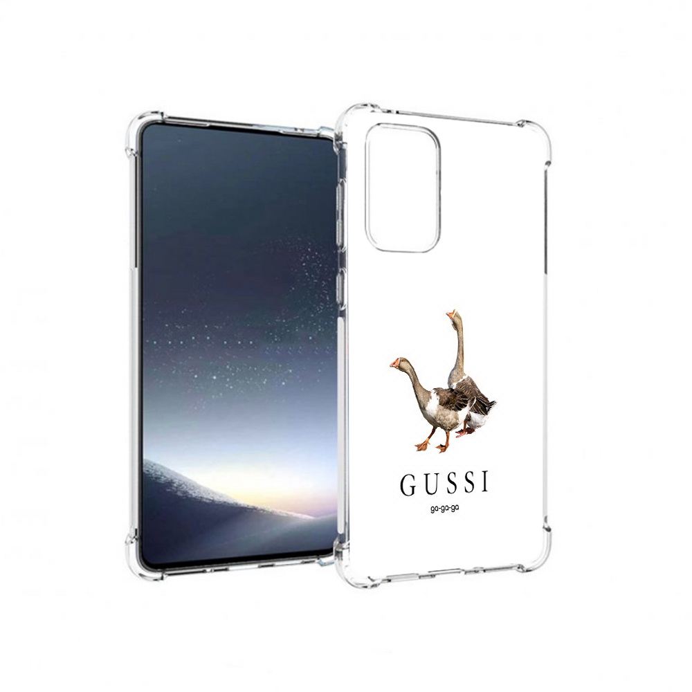

Чехол MyPads Tocco для Samsung Galaxy A73 Гусси бренд (PT226913.548.56), Прозрачный, Tocco