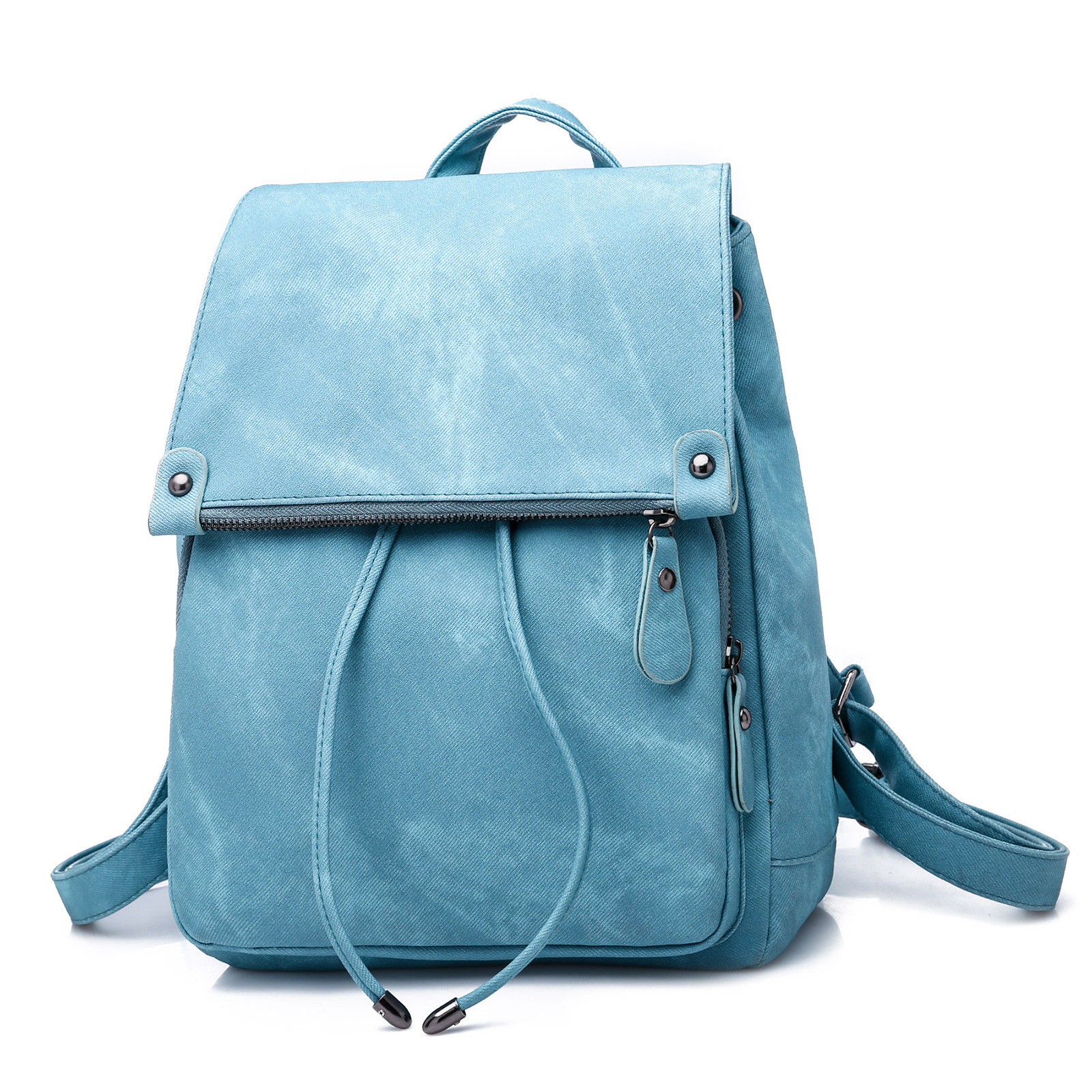 Рюкзак женский M2224-26 голубой, 30х25х16 см