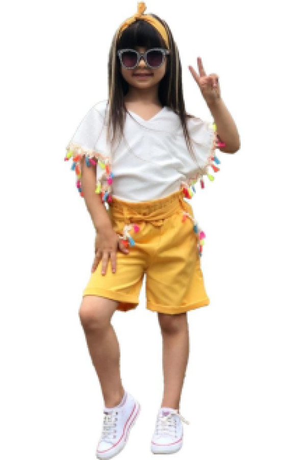 

Костюм с шортами Ricco Tarz р. 4-5 лет Желтый, 2210506325 (доставка из-за рубежа), 2210506325