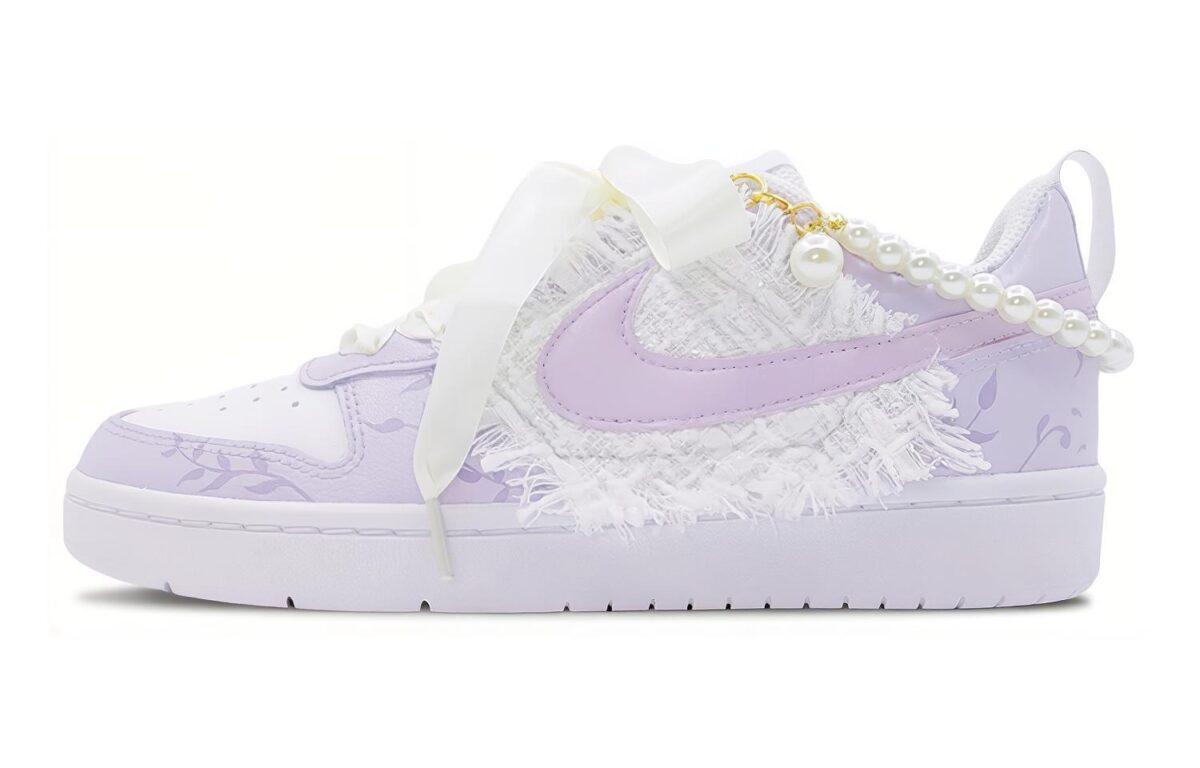 

Кеды унисекс Nike Court Borough Low 2 белые 40 EU, Белый, Court Borough Low 2