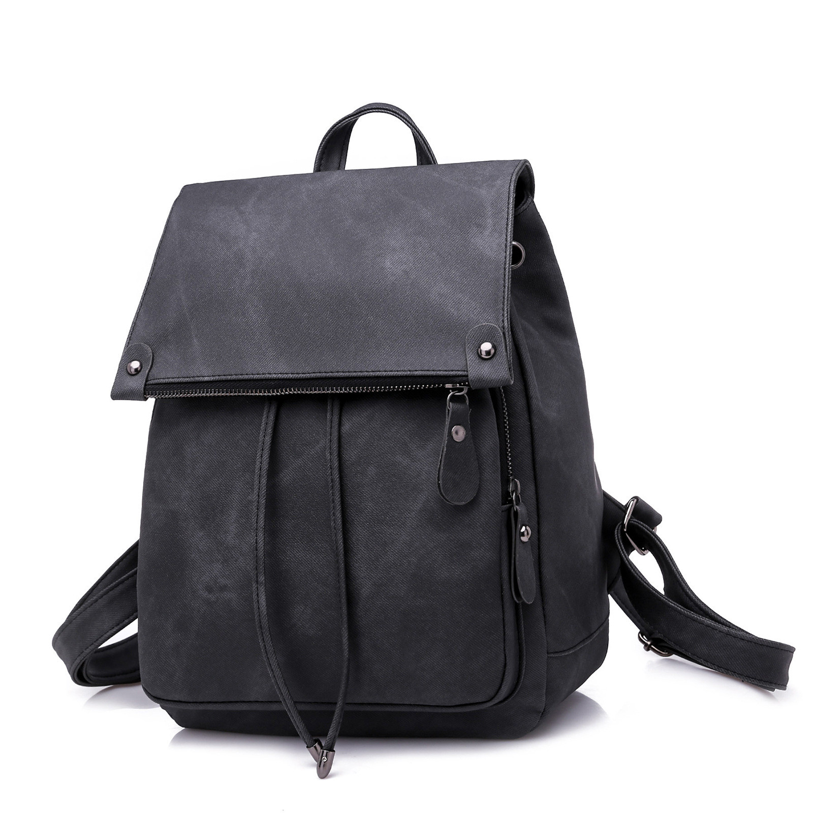 Рюкзак женский M2224-26 черный, 30х25х16 см