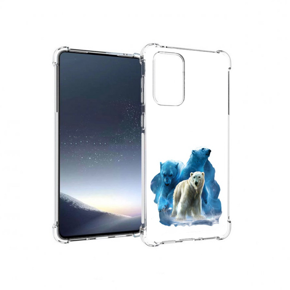 Чехол MyPads Tocco для Samsung Galaxy A73 полярный медведь (PT226913.548.549)