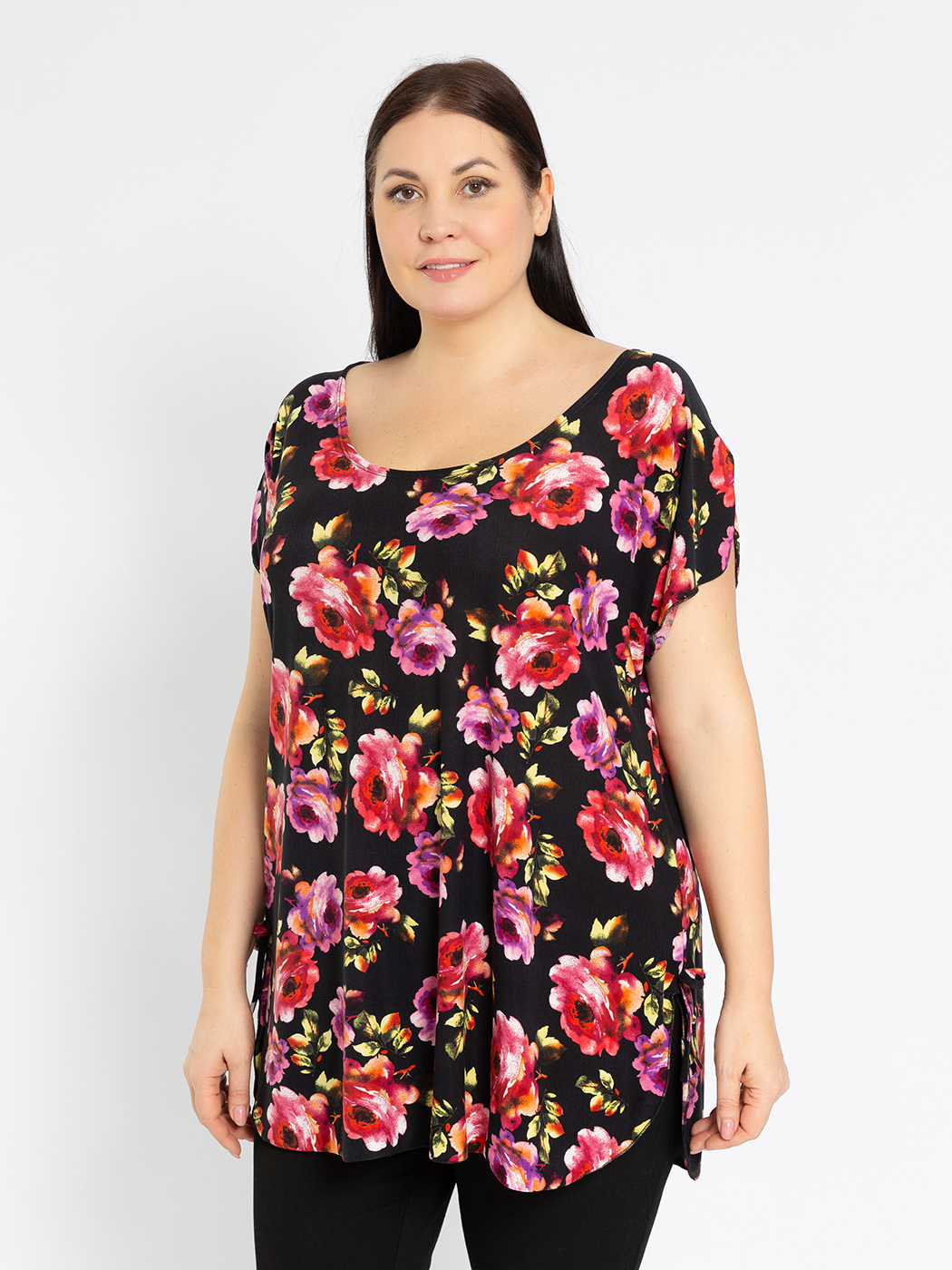 

Туника женская Magic Lady cl3057 черная 62 RU, Черный, cl3057