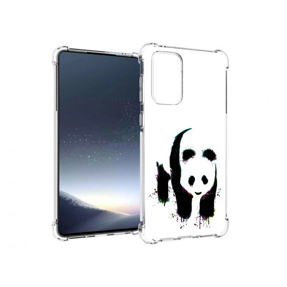 

Чехол MyPads Tocco для Samsung Galaxy A73 панда в акварели (PT226913.548.532), Прозрачный, Tocco