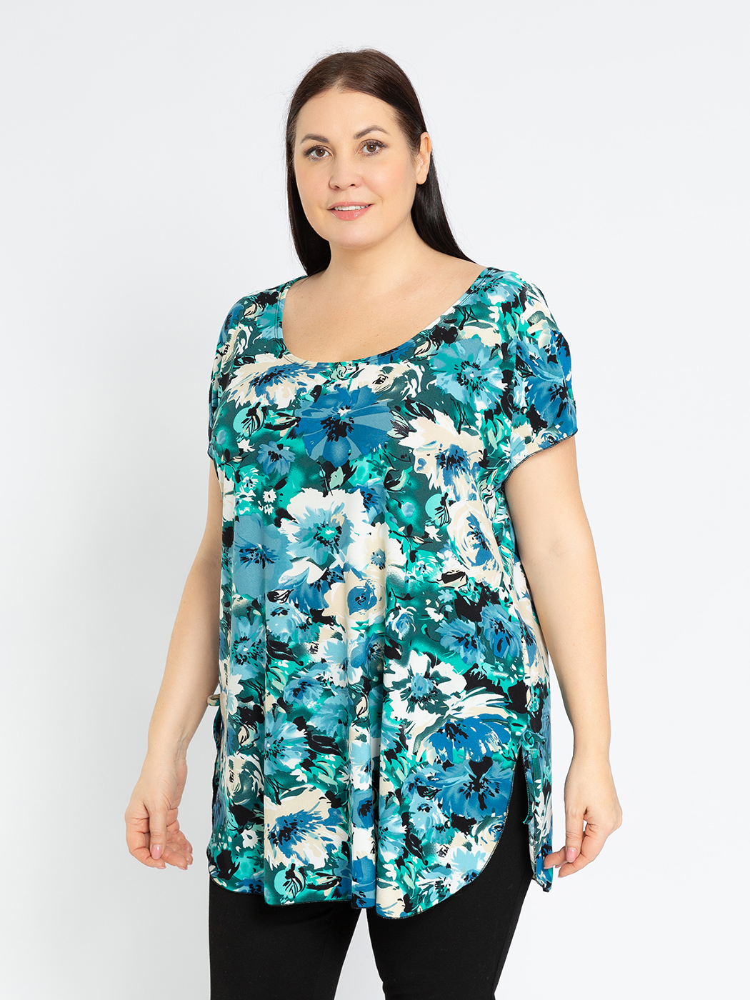 

Туника женская Magic Lady cl3057 бирюзовая 68 RU, Бирюзовый, cl3057