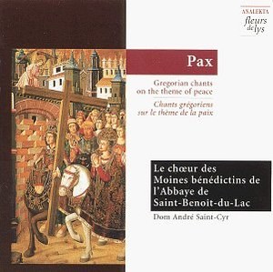 

PAX: Gregorian Chants on the Theme of Peace, 1 CD