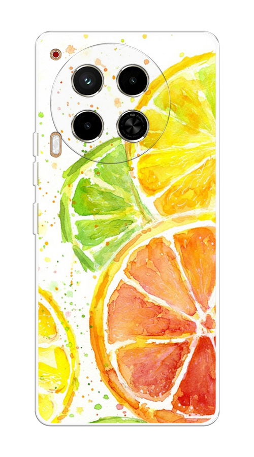 

Чехол на Tecno Camon 30 4G "Цитрусовые", Белый;желтый;красный;зеленый, 305650-1