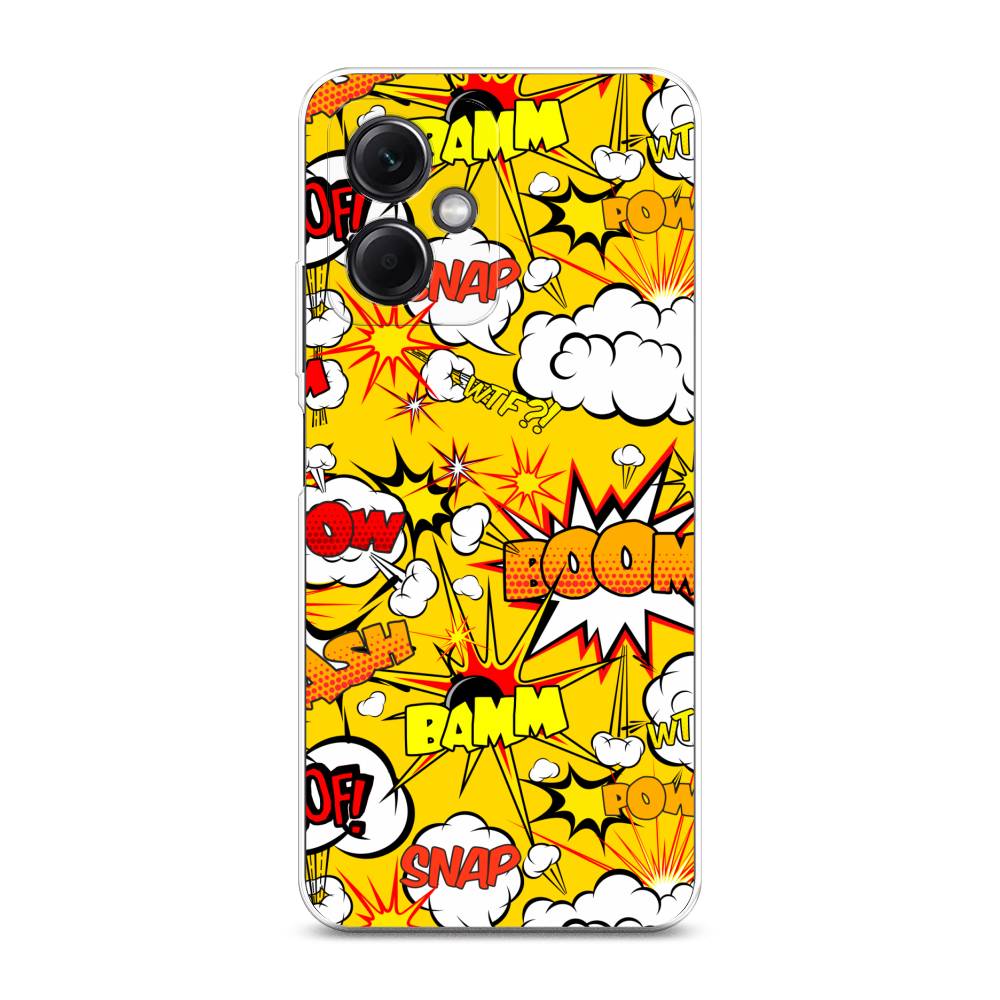 

Чехол на Xiaomi Redmi Note 12 5G "Поп Арт эффекты", Желтый;белый;оранжевый, 316950-6