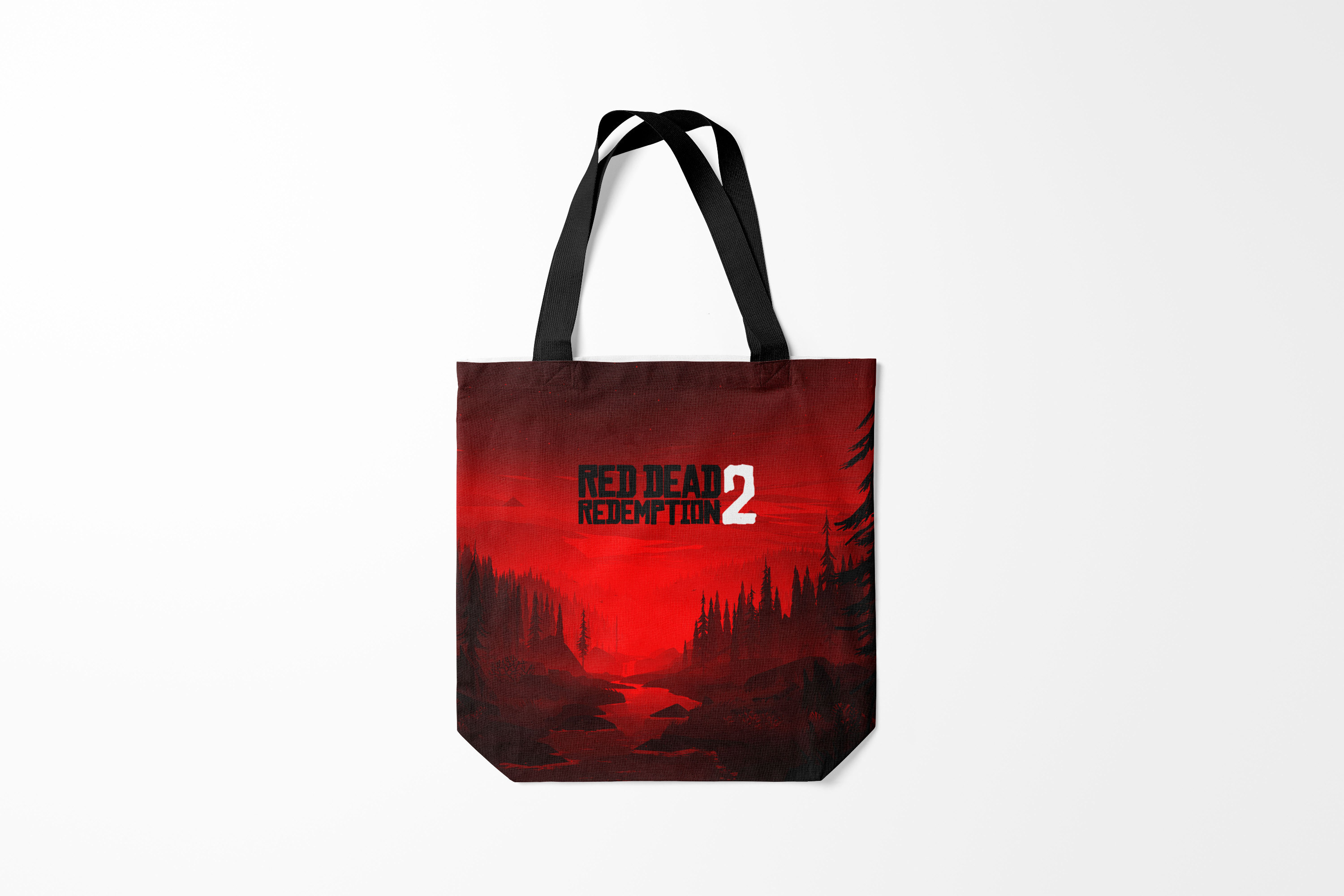 

Сумка шoппер унисекс Burnettie Red Dead Redemption 2, красный, Red Dead Redemption 2