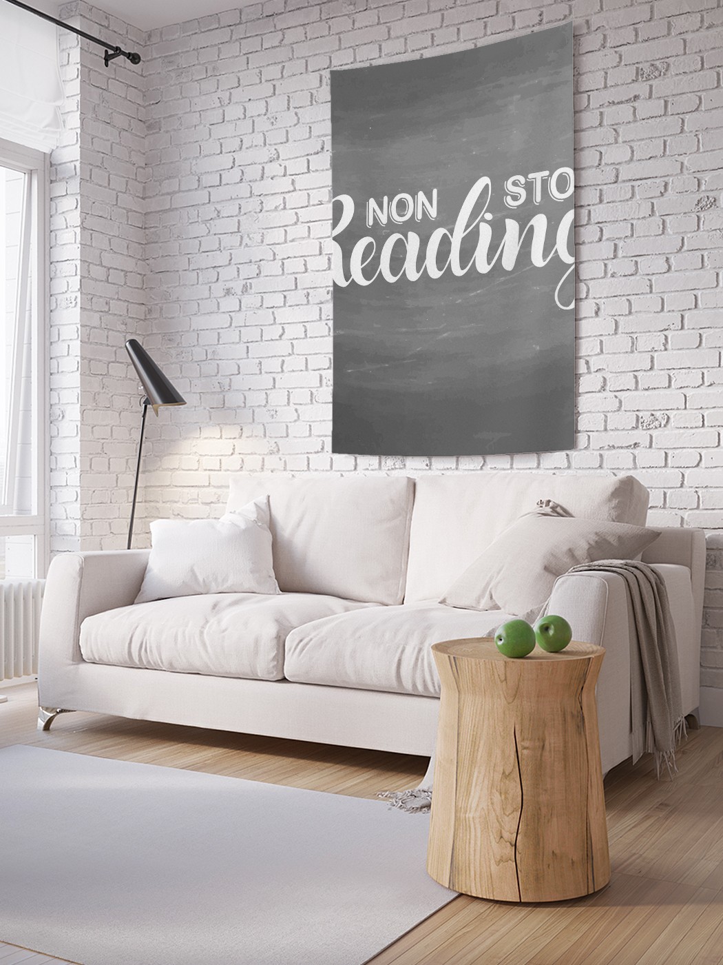

Вертикальное фотопанно на стену JoyArty Не прекращай читать 150x200 см, Не прекращай читать