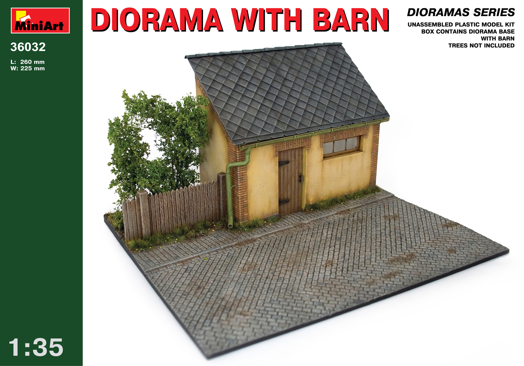 

Сборная модель MiniArt 1/35 Диорама с сараем 36032