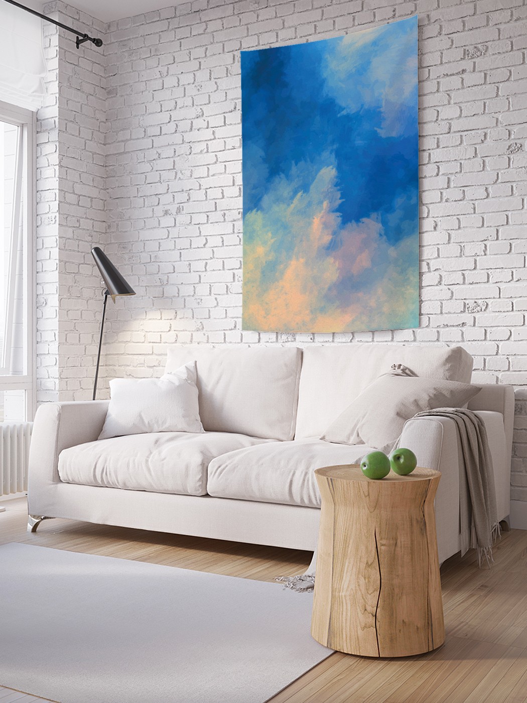 

Вертикальное фотопанно на стену JoyArty Предзакатное небо 150x200 см, Предзакатное небо