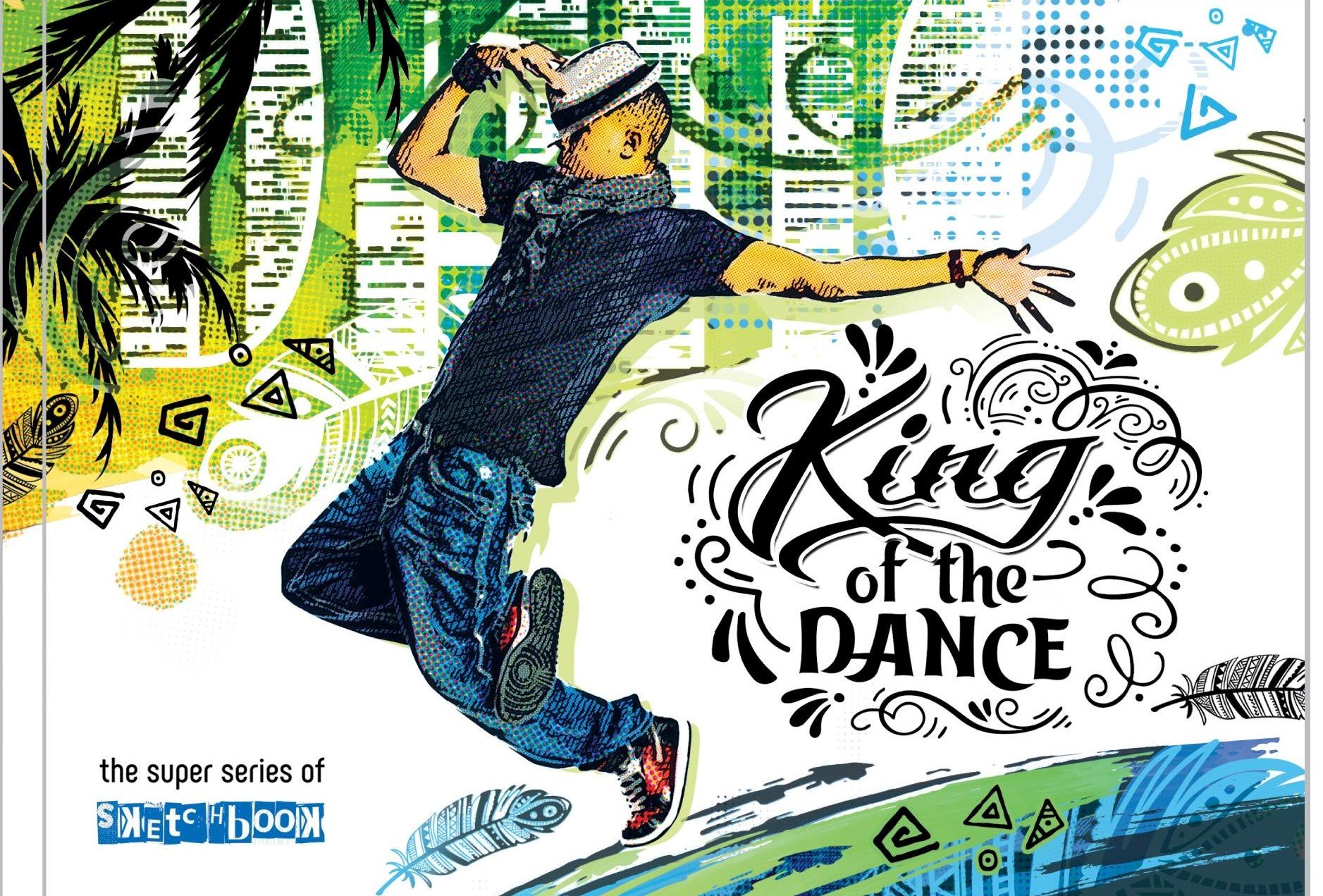 фото Скетчбук bourgeois 36 листов, 24х17 см, king of the dance , 1986 (17494)