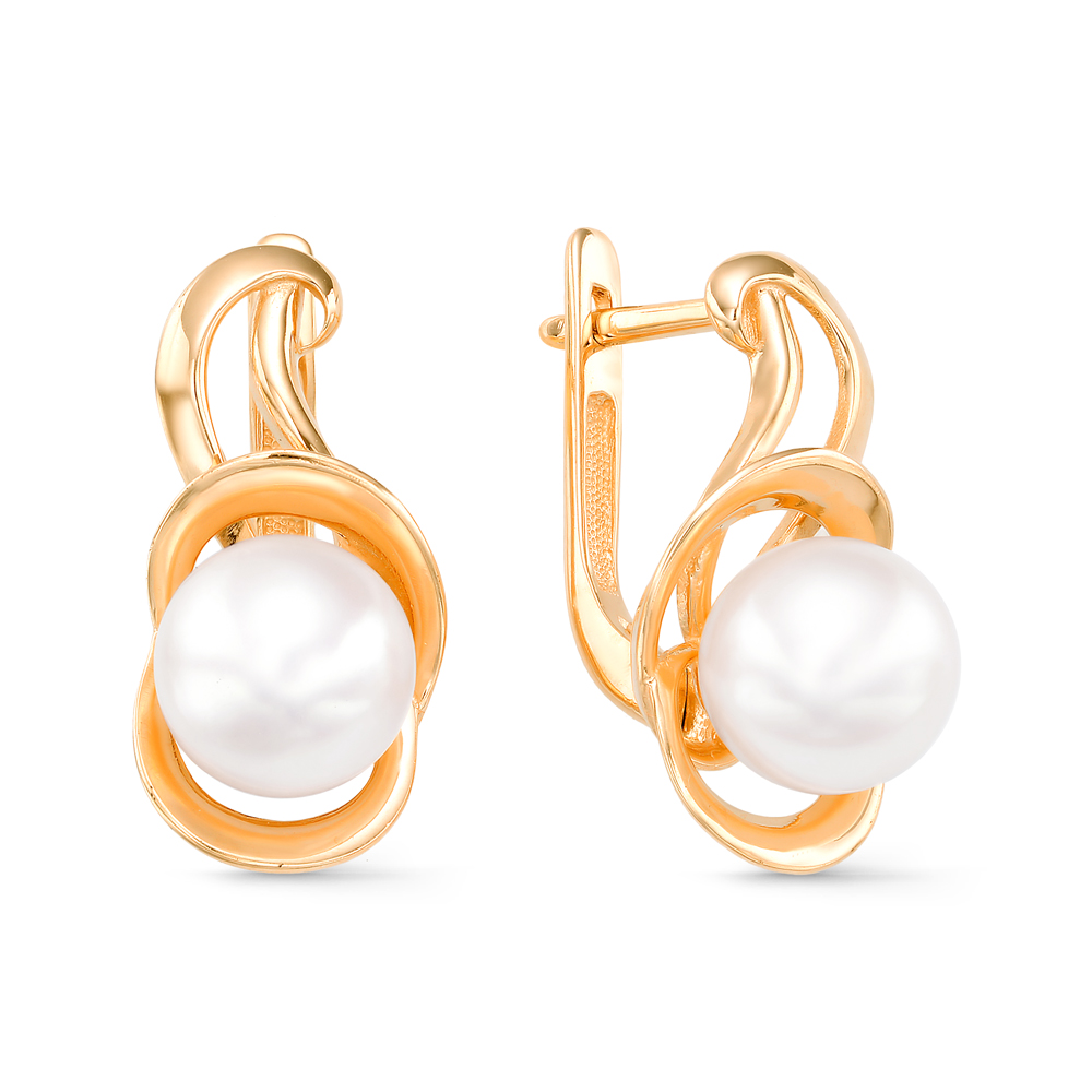 

Серьги из красного золота DeFleur 32367A2, жемчуг культивированный, 32367A2