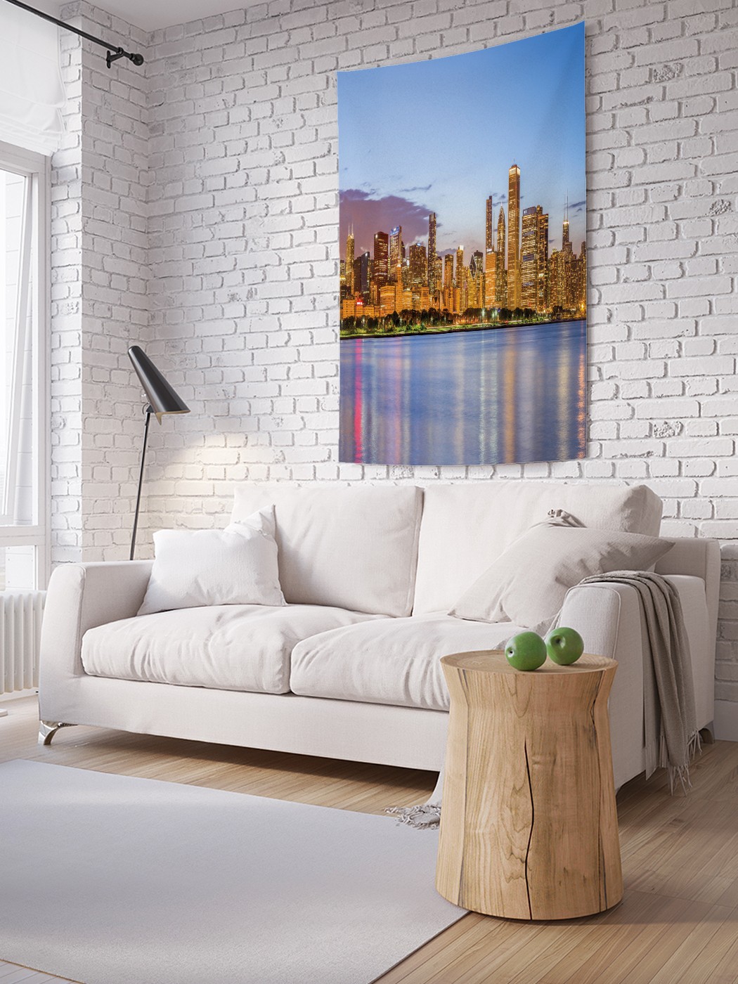 

Вертикальное фотопанно на стену JoyArty Отражение мегаполиса 150x200 см, Отражение мегаполиса