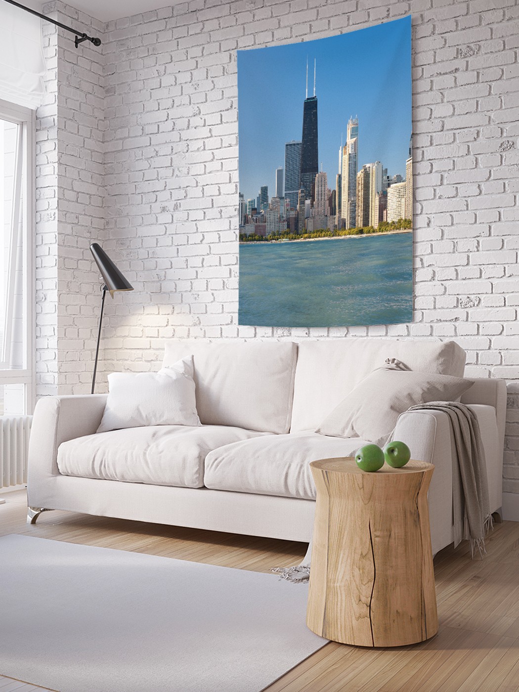 

Вертикальное фотопанно на стену JoyArty Панорама Чикаго 150x200 см, Панорама Чикаго
