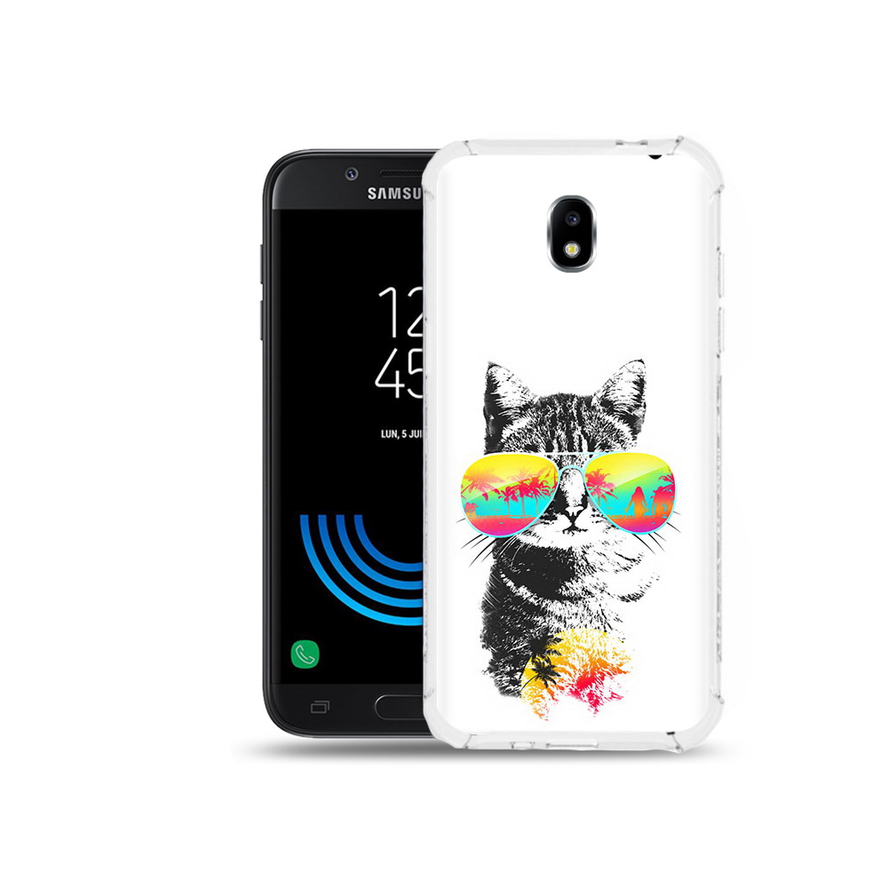 

Чехол MyPads Tocco для Samsung Galaxy J5 (2017) крутой кот, Прозрачный, Tocco