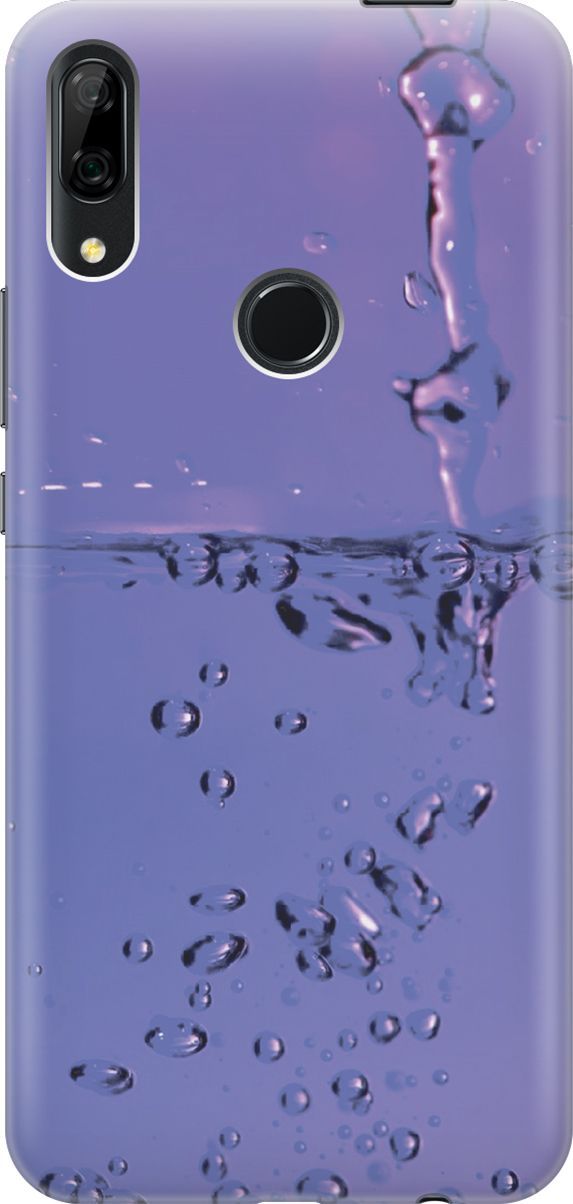 

Чехол на Honor 9X/9X Premium/Huawei P Smart Z/Y9 Prime (2019) "Капли на сиреневом", Синий;фиолетовый, 6424