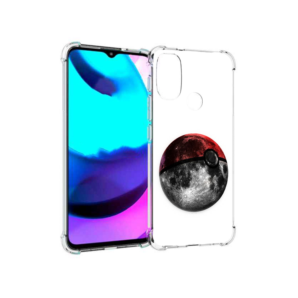 

Чехол MyPads Tocco для Motorola Moto E20 планета покебол (PT162039.356.543), Прозрачный, Tocco