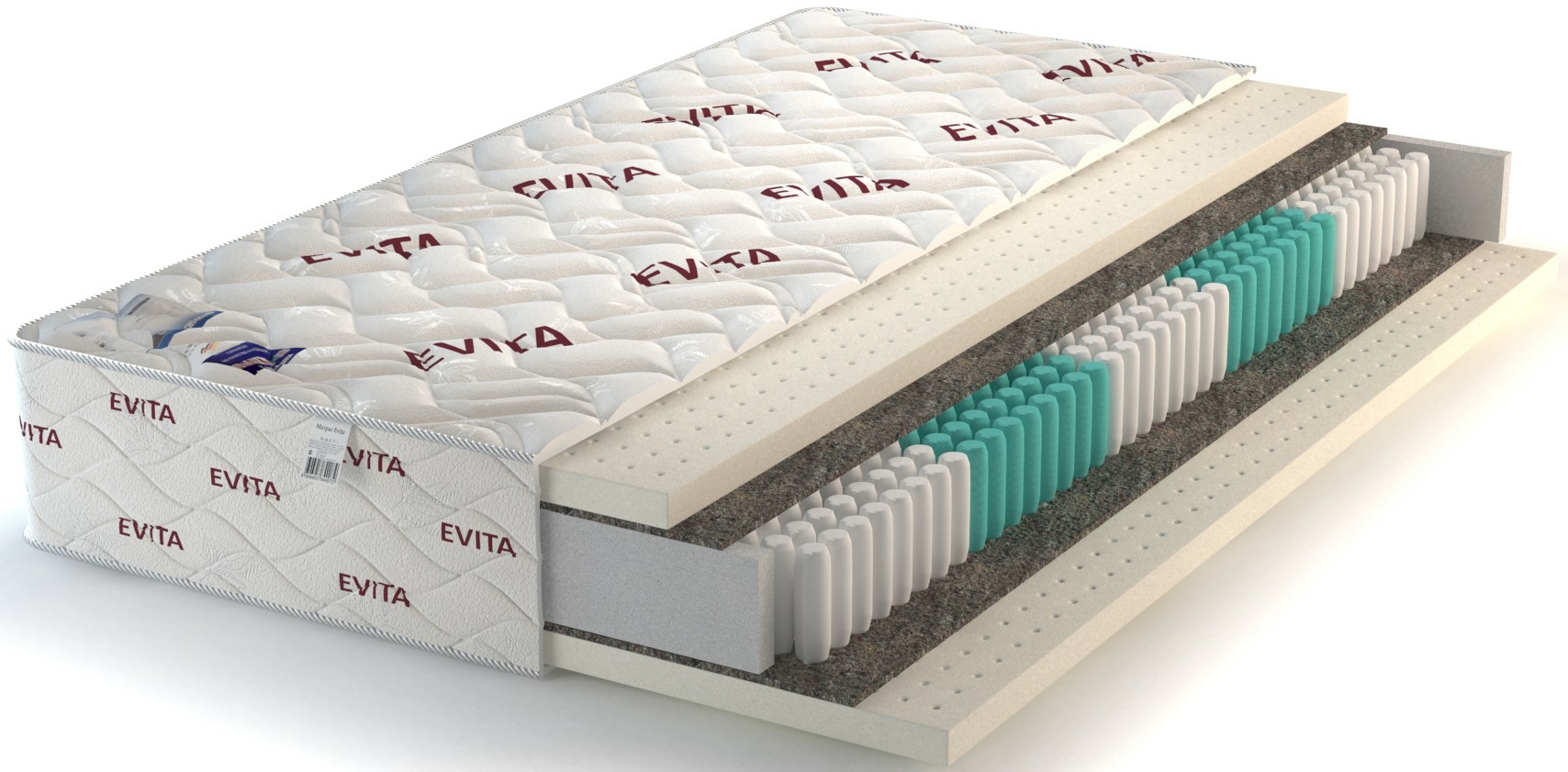 

Матрас Evita Grand Vintage 90x195, Белый, Grand Vintage