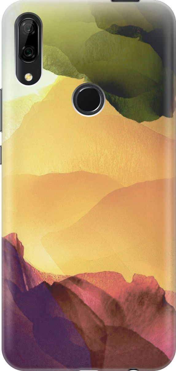 

Чехол на Honor 9X/Huawei P Smart Z/Y9 Prime (2019) "Разноцветный гербарий", Желтый;зеленый, 6173