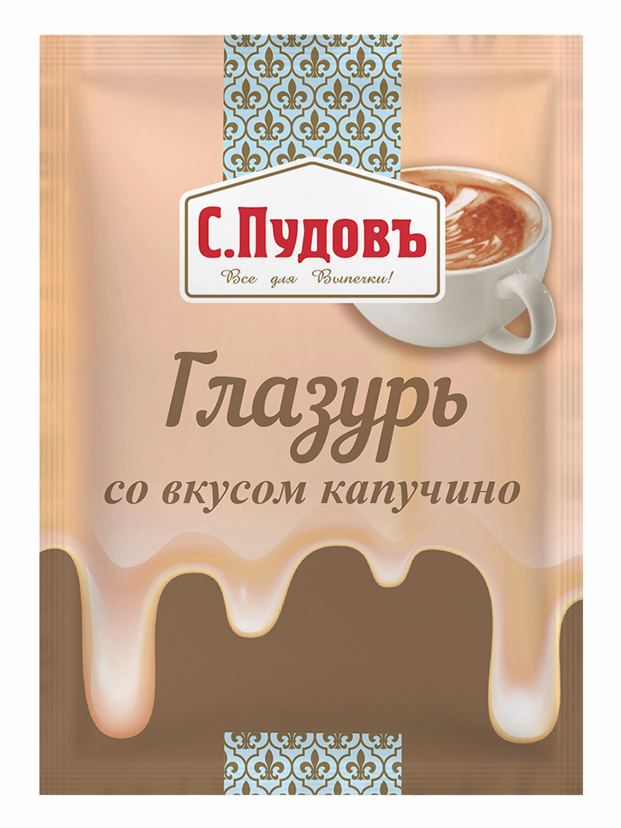 фото Сахарная глазурь со вкусом капучино с.пудовъ 100 г