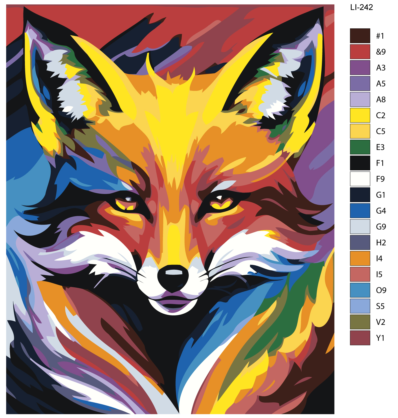 

Картина по номерам,Живопись по номерам, LI-242, 40 x 50, LI-242
