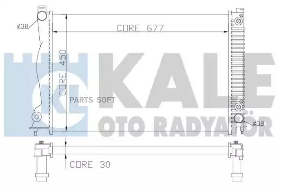 

Радиатор KALE OTO RADYATOR 353200